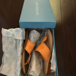 Jack Rogers Kids Apricot Sandals